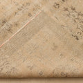 Vintage Manisa Turkish Area Rug 6x9 ft — Beige & Brown Distressed (No. 57810)