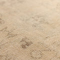 Vintage Manisa Turkish Area Rug 6x9 ft — Beige & Brown Distressed (No. 57810)