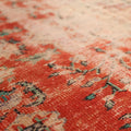 Vintage Manisa Turkish Area Rug 6x9 ft — Red Distressed (No. 57822)