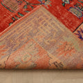 Vintage Manisa Turkish Area Rug 6x10 ft — Red Distressed