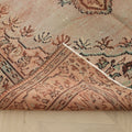 Vintage Manisa Turkish Area Rug 5x8 ft — Gray & Brown Distressed (No. 58091)