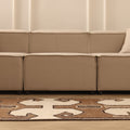 Vintage Southeastern Persian Style Runner Rug 3x11 ft — Beige & Brown Geometric