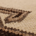 Vintage Southeastern Persian Style Runner Rug 3x11 ft — Beige & Brown Geometric