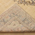 Vintage Manisa Turkish Area Rug 6x10 ft — Beige & Blue Floral (No. 58751)