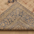 Vintage Isparta Turkish Area Rug 6x10 ft — Blue & Pink Floral