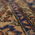 Vintage Isparta Turkish Area Rug 6x10 ft — Blue & Pink Floral