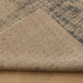 Vintage Manisa Turkish Area Rug 6x9 ft — Blue & Gray Distressed