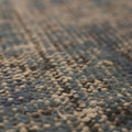 Vintage Manisa Turkish Area Rug 6x9 ft — Blue & Gray Distressed