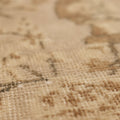 Vintage Isparta Turkish Area Rug 7x10 ft — Beige & Brown Floral (No. 58769)