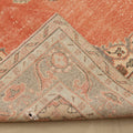 Vintage Isparta Turkish Area Rug 5x10 ft — Red Floral