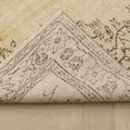 Vintage Manisa Turkish Area Rug 6x9 ft — Beige Floral (No. 58798)