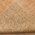 Vintage Manisa Turkish Area Rug 6x9 ft — Orange & Beige Floral (No. 58807)