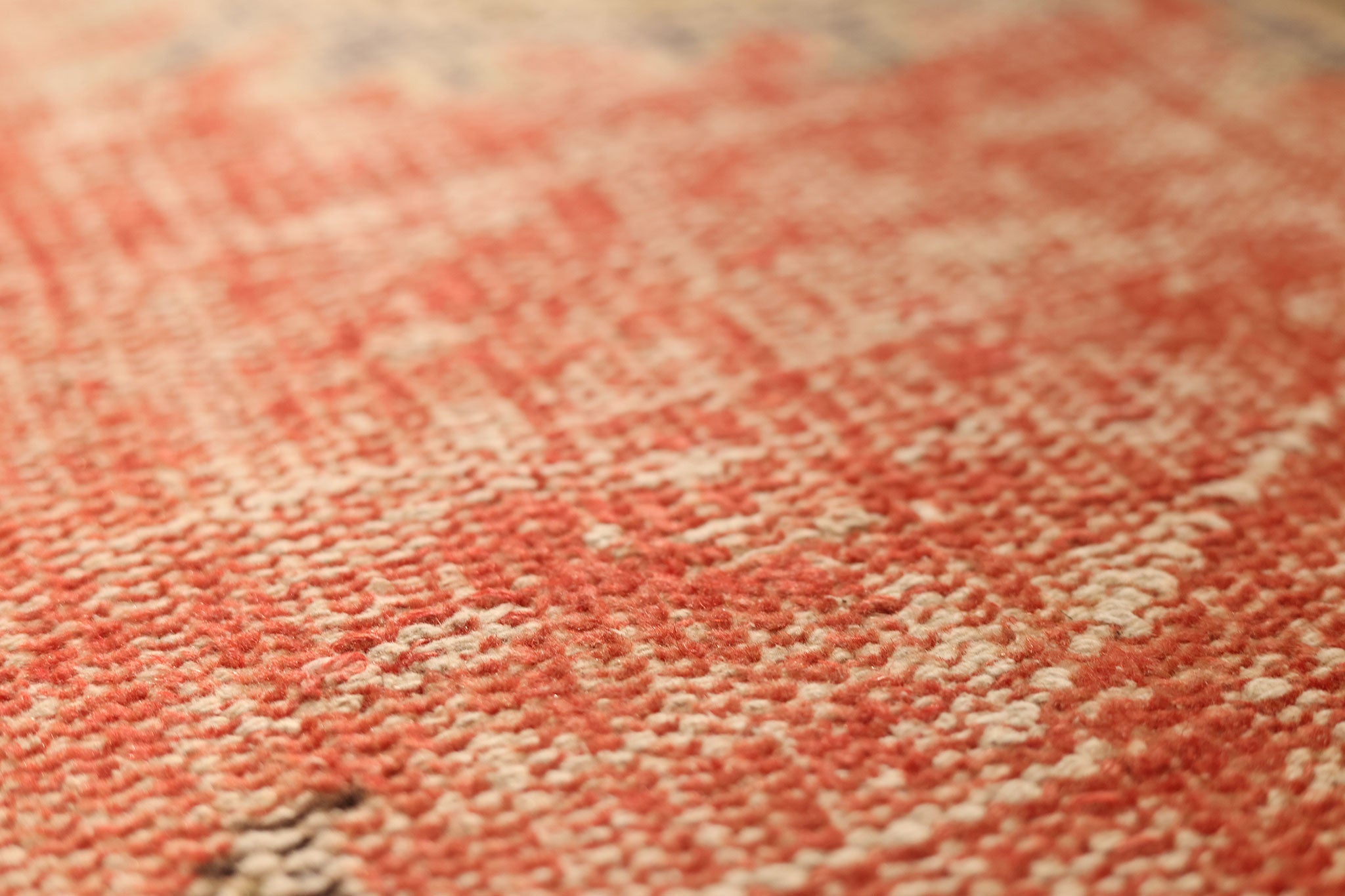 Vintage Manisa Turkish Area Rug 6x10 ft — Red & Beige Floral (No. 58815)