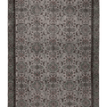 Vintage Isparta Turkish Area Rug 5x9 ft — Gray Floral (No. 58817)