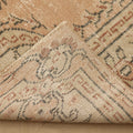 Vintage Isparta Turkish Area Rug 6x10 ft — Beige & Brown Floral