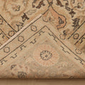 Vintage Isparta Turkish Area Rug 6x10 ft — Orange & Beige Floral