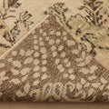 Vintage Isparta Turkish Area Rug 6x10 ft — Beige & Brown Floral