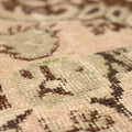 Vintage Isparta Turkish Area Rug 6x10 ft — Beige & Brown Floral