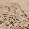 Vintage Sivas Turkish Area Rug 6x10 ft — Beige & Orange Floral