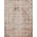 Vintage Sivas Turkish Area Rug 6x10 ft — Beige & Orange Floral