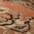 Vintage Isparta Turkish Area Rug 6x10 ft — Green & Orange Floral