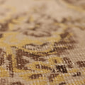 Vintage Isparta Turkish Area Rug 6x10 ft — Beige & Brown Floral
