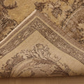 Vintage Isparta Turkish Area Rug 7x10 ft — Beige & Brown Floral