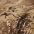 Vintage Isparta Turkish Area Rug 7x10 ft — Beige & Brown Floral