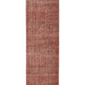 Vintage Isparta Turkish Runner Rug 2x10 ft — Red & Gray Floral (No. 59252)