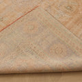 Vintage Manisa Turkish Area Rug 6x10 ft — Beige & Orange Floral