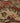 Vintage Isparta Turkish Area Rug 6x9 ft — Beige & Red Floral