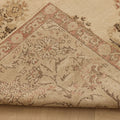 Vintage Isparta Turkish Area Rug 6x10 ft — Beige & Red Floral (No. 59285)
