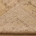 Vintage Manisa Turkish Area Rug 6x9 ft — Beige & Gray Floral (No. 59286)