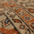 Vintage Isparta Turkish Area Rug 6x10 ft — Orange & Beige Floral (No. 59289)