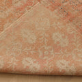 Vintage Isparta Turkish Area Rug 6x10 ft — Pink & Beige Floral