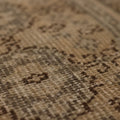Vintage Manisa Turkish Area Rug 7x10 ft — Gray & Brown Geometric