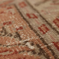 Vintage Manisa Turkish Area Rug 6x8 ft — Orange & Beige Floral