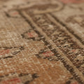 Vintage Manisa Turkish Area Rug 6x9 ft — Pink & Beige Floral