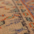 Vintage Manisa Turkish Area Rug 5x8 ft — Orange & Blue Floral