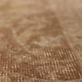 Vintage Isparta Turkish Area Rug 5x9 ft — Beige & Brown Floral