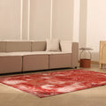 Vintage Isparta Turkish Area Rug 5x9 ft — Red Overdyed