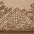 Vintage Isparta Turkish Area Rug 5x9 ft — Beige & Brown Floral