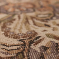 Vintage Isparta Turkish Area Rug 5x9 ft — Beige & Brown Floral