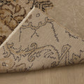 Vintage Isparta Turkish Doormat 2x3 ft — Beige & Brown Distressed