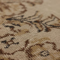 Vintage Isparta Turkish Doormat 2x3 ft — Beige & Brown Distressed