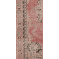 Vintage Manisa Turkish Runner Rug 2x6 ft — Pink & Beige Distressed