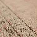 Vintage Manisa Turkish Runner Rug 2x5 ft — Pink & Beige Distressed