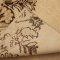 Vintage Isparta Turkish Doormat 2x3 ft — Beige & Brown Floral