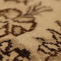 Vintage Isparta Turkish Doormat 2x3 ft — Beige & Brown Floral
