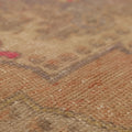 Vintage Nevşehir Turkish Runner Rug 2x7 ft — Beige & Pink Geometric